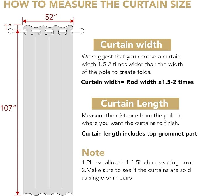 H.VERSAILTEX Blackout Curtains/Draperies/Drapes for Bedroom 108 Inches Long, Extra Long Thermal Insulated Window Treatment Light Blocking Grommet Privacy Curtains, Plum Purple, 2 Panels