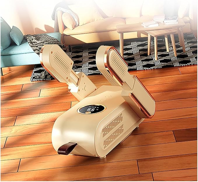 Shoe Dryer, Quick Drying Cleat Dryer with Smart Timer, Safe Shoe Deodorizer with Digital Display, Portable Foldable Boot Warmers for Home, Travel, Skiing and Holiday Gifts