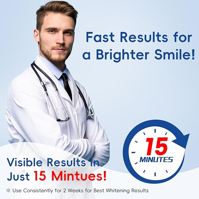 Teeth Whitening Gel- 60ml (2x30ml) Formulated for Sensitive Teeth | Plus Food-Grade Silicone Mouth Tray | Dentist Developed