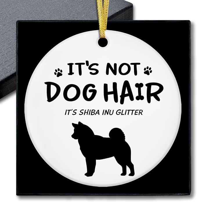 532-zsgj-shiba Inu Home & Kitchen > Home Décor Products > Home Décor Accents > Hanging Ornaments