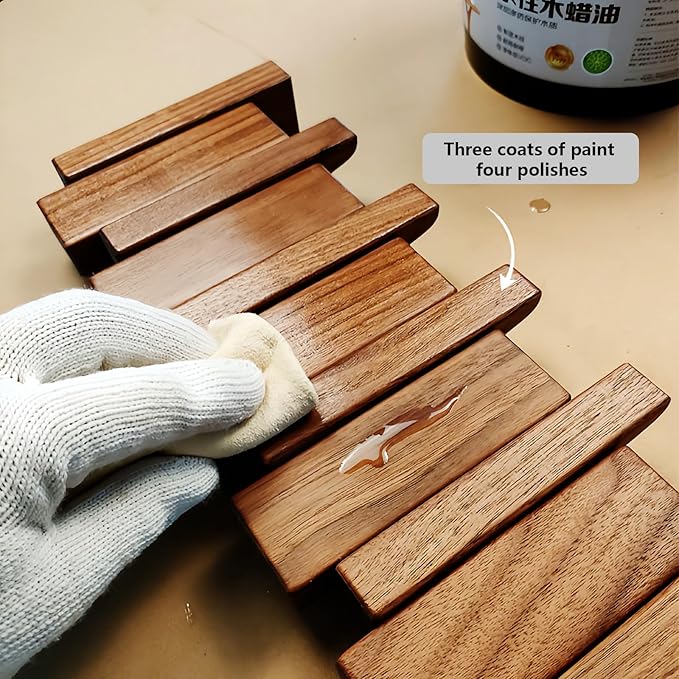 Wall Mounted Piano Key Hanger | Flip Style Hook | Entrance Wall Art Hook, Made of Oak Wood (3 Times Painted, 4 Times Polished) (LED Walnut, 4Hooks)