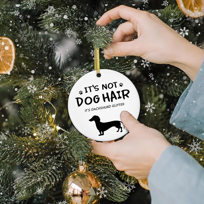 525-zsgj-Dachshund Home & Kitchen > Home Décor Products > Home Décor Accents > Hanging Ornaments