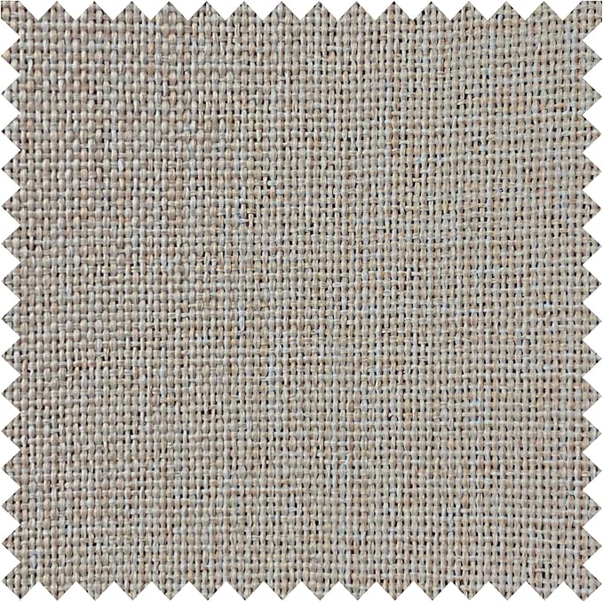 Macochico 100”Wx96”L Pinch Pleated 100% Blackout Linen Curtains Thermal Sliding Curtains for Bedroom Living Room Sliding Glass Door Farmhouse Shabby Chic Beige Drapery with Tieback 1 Panel