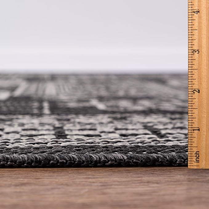 Keen Home Design Terrace Outdoor Runner Rug - 2x8 Washable Indoor/Outdoor Rug for Patio, Kitchen, Balcony, Beach, Garden, Deck and Porch, Size: 2'2"x7'7"