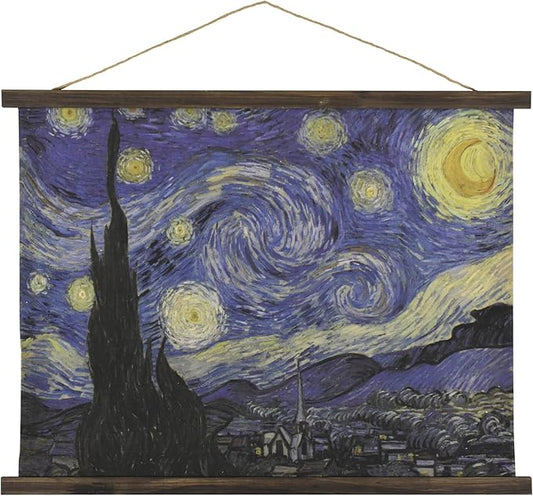 American Art Decor The Starry Night Over the Rhone Tapestry Wall Art by Vincent van Gogh
