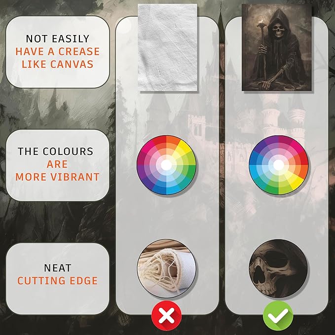 LANCHI95 12 Pcs Halloween Wall Art Prints, Vintage Witch Posters, Cute Ghost Pictures for Bedroom Decor (UNFRAMED)