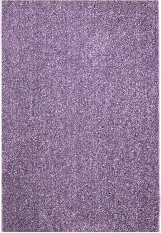 KOECKRITZ Soft and Colorful Kids Classroom Area Rugs (Passes Flammability Pill Test) Many Sizes and Bright Colors to Select from (7' x 7', Lavender)