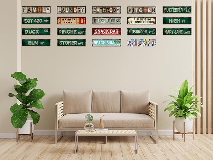 Vintage Tin Sign Retro Metal Laundry Signs for Home Decor Stylish Wall Art Plaques Ideal Gift for Home Bathroom Kitchen and Gothic Wall Decor in Every Room 16x4in