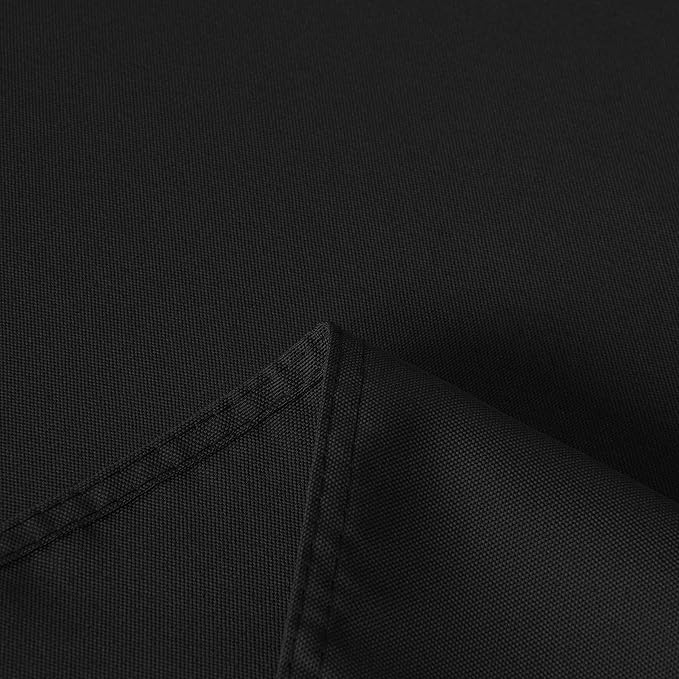sancua Rectangle Tablecloth - 70 x 108 Inch - Stain and Wrinkle Resistant Washable Polyester Table Cloth, Decorative Fabric Table Cover for Dining Tables, Buffet Parties and Camping, Black