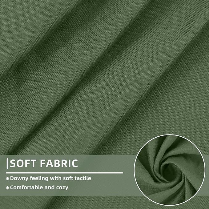 hyha Waterproof Couch Cushion Covers, Stretch Sofa Couch Seat Slipcover for Dog Washable, Non-Slip Waterproof Outdoor Cushion Covers for Patio Furniture Replacement (3 Pieces, Bronze Green)