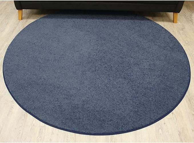 KOECKRITZ Soft and Colorful Kids Classroom Area Rugs (Passes Flammability Pill Test) Many Sizes and Bright Colors to Select from (4' x 6', Navy)