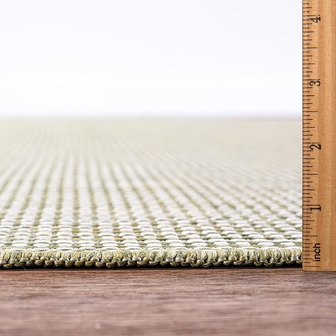 Keen Home Design Terrace Outdoor Runner Rug - 2x10 Washable Indoor/Outdoor Rug for Patio, Kitchen, Balcony, Beach, Garden, Deck and Porch, Size: 2'2"x9'11"