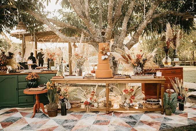 Natural Dried Pampas Grass Decor, 110 PCS Pampas Grass Contains White Bunny Tails Dried Flowers, Artificial Flowers for Bathroom Decor, Bathroom Wall Decor, Office Decor and Baby Shower Decorations