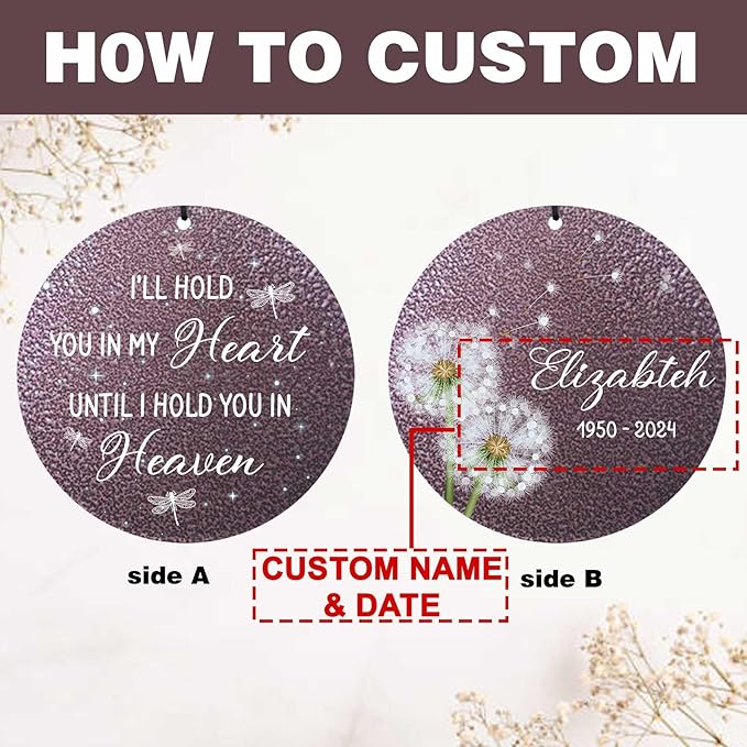 ASTARIN Personalized Memorial Wind Chimes, Customized Sympathy Deep Tone Wind Chime, Grief Gifts for Women Men Husband Wife, Windchimes in Memory of a Loved One Personalized