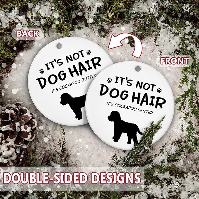 534-zsgj-cockapoo Home & Kitchen > Home Décor Products > Home Décor Accents > Hanging Ornaments