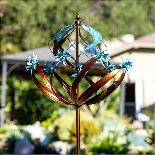 Wind Spinners Outdoor Metal - 86" Height Extra Large Kinetic Wind Spinner Sculpture for Yard and Garden, Ideal Gifts for Birthday, Anniversary and Housewarming