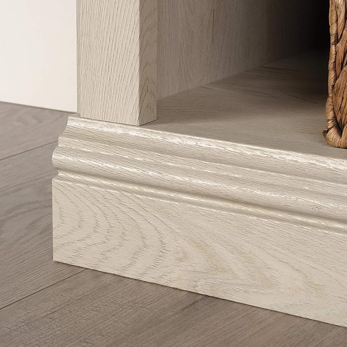 Sauder Miscellaneous Storage 3-Shelf Bookcase/ book shelf, Chalked Chestnut finish