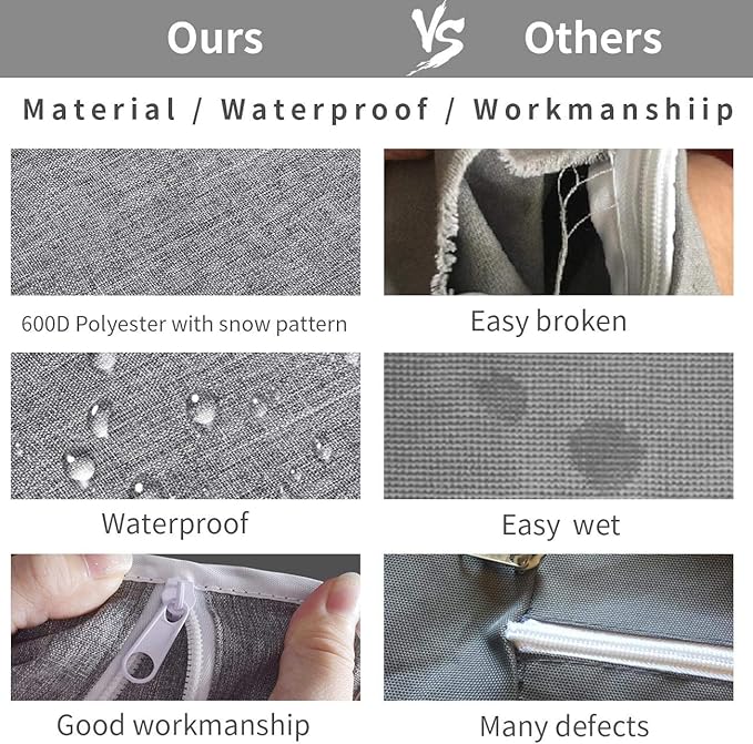 KEEPJOY Hanging Laundry Hamper Bag with Free Adjustable Stainless Steel Door 2 PCs Suction Cup Hooks, Best Choice for Holding Dirty Clothes and Saving Space, Grey