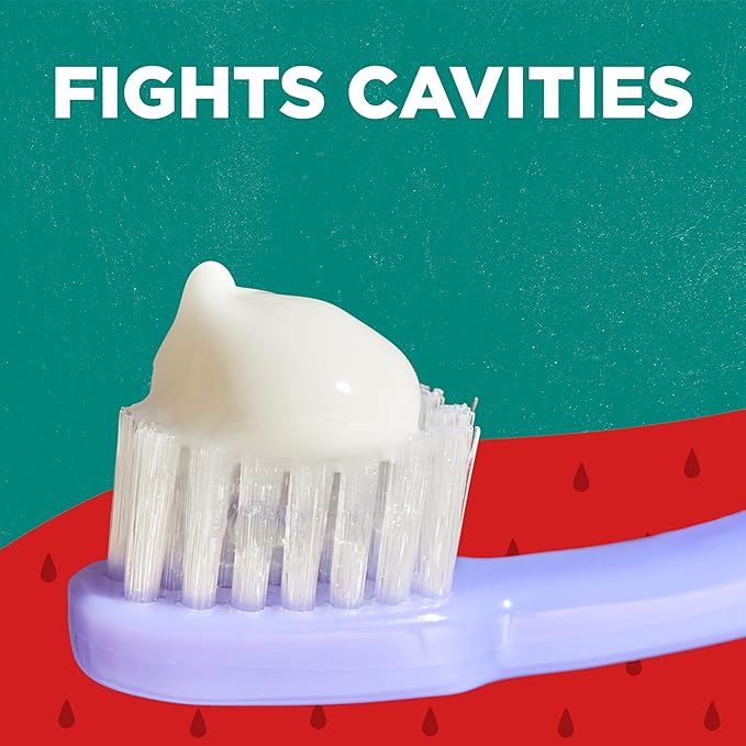 Tom's of Maine ADA Approved Fluoride Kids Toothpaste, Natural Toothpaste, Dye Free, No Artificial Preservatives, Silly Strawberry, 5.1 oz. 3-Pack (Packaging May Vary)