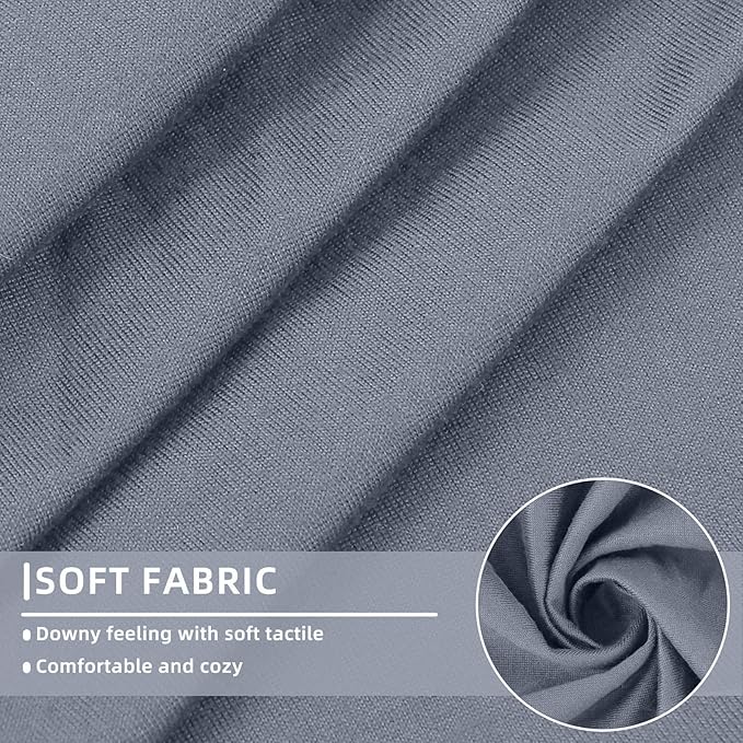 hyha Waterproof Couch Cushion Covers, Stretch Sofa Couch Seat Slipcover for Dog Washable, Non-Slip Waterproof Outdoor Cushion Covers for Patio Furniture Replacement (1 Piece for Medium, Grey)