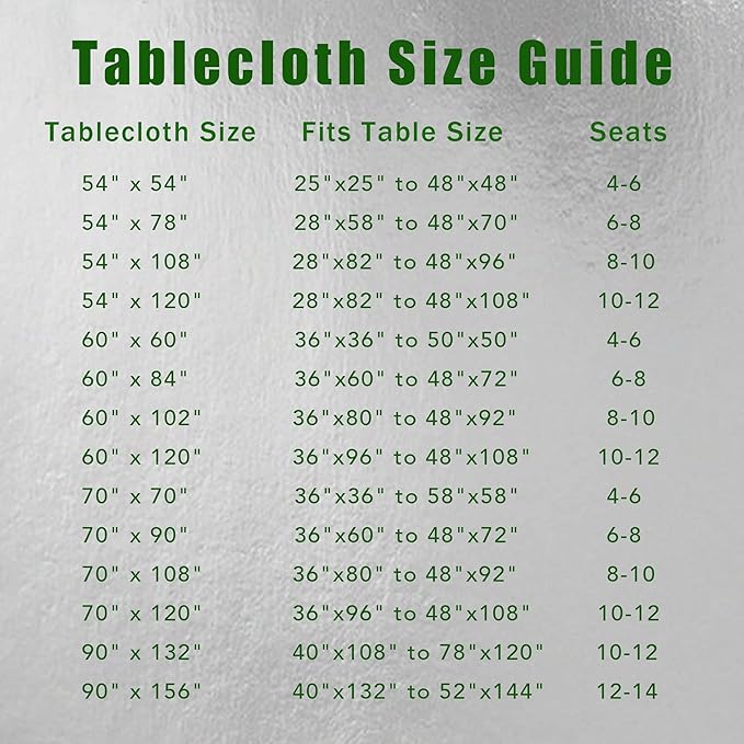 sancua Rectangle Tablecloth - 60 x 84 Inch - Stain and Wrinkle Resistant Washable Polyester Table Cloth, Decorative Fabric Table Cover for Dining Tables, Buffet Parties and Camping, Blue