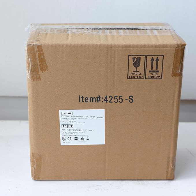 TRIROCKS Stainless Steel Decorative Lantern 12'' High Metal Candle Holder Outdoor Candle Lantern with Tempered Panels for Christmas Home Decor Living Room Parties Events Tabletop Indoor Outdoor (Gold)