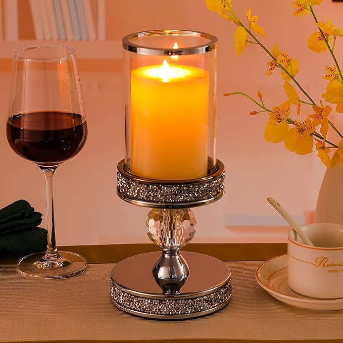 Pillar Candle Holders, Candle Holder for Pillar Candle, Candlesticks Holder, for Wedding, Dining Coffee Table, Home Centerpices, Home Decor CH00XS