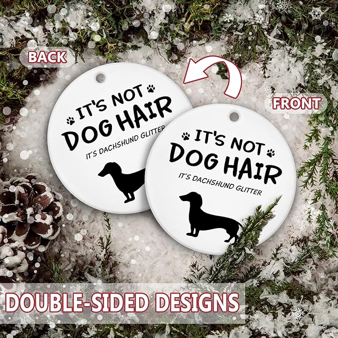 525-zsgj-Dachshund Home & Kitchen > Home Décor Products > Home Décor Accents > Hanging Ornaments