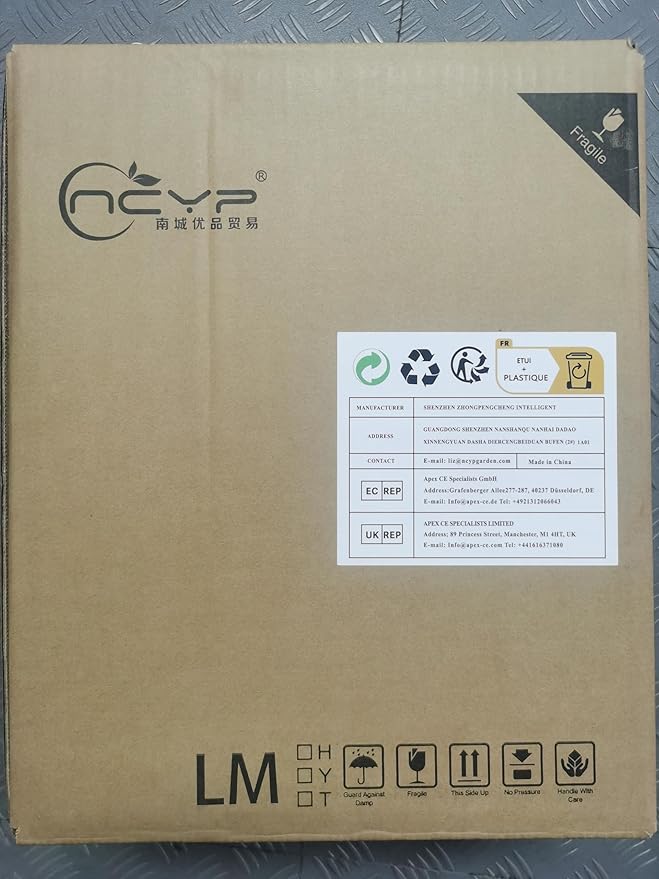 NCYP Small Geometric Terrarium - 4.1" x 3.5" x 5.9" Miniature Irregular Glass Terrarium Planter for Succulent Air Plants - Tabletop Garden Display Container, Black (No Plants, No Door)