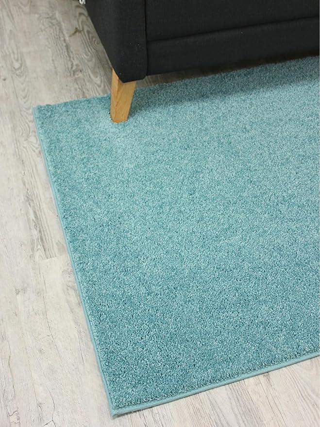 KOECKRITZ Soft and Colorful Kids Classroom Area Rugs (Passes Flammability Pill Test) Many Sizes and Bright Colors to Select from (12' Round, Surf)
