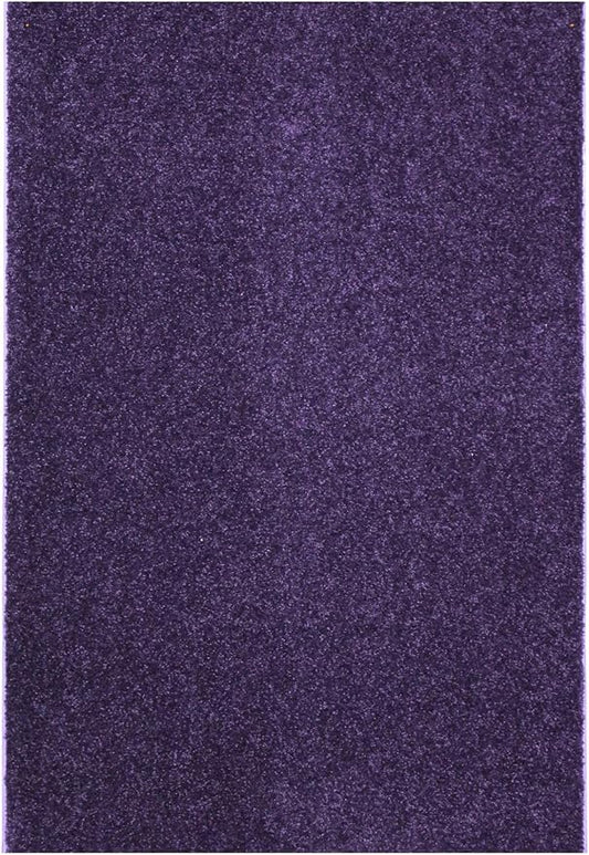 KOECKRITZ Soft and Colorful Kids Classroom Area Rugs (Passes Flammability Pill Test) Many Sizes and Bright Colors to Select from (4' x 6', Eggplant)