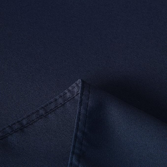 sancua Rectangle Tablecloth - 70 x 90 Inch - Stain and Wrinkle Resistant Washable Polyester Table Cloth, Decorative Fabric Table Cover for Dining Tables, Buffet Parties and Camping, Navy