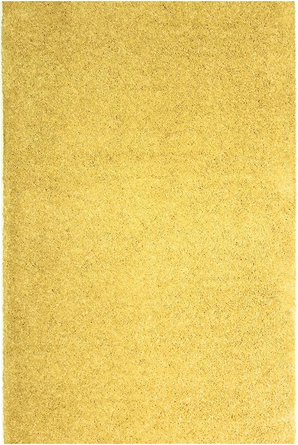 KOECKRITZ Soft and Colorful Kids Classroom Area Rugs (Passes Flammability Pill Test) Many Sizes and Bright Colors to Select from (3' x 12', Lemon)