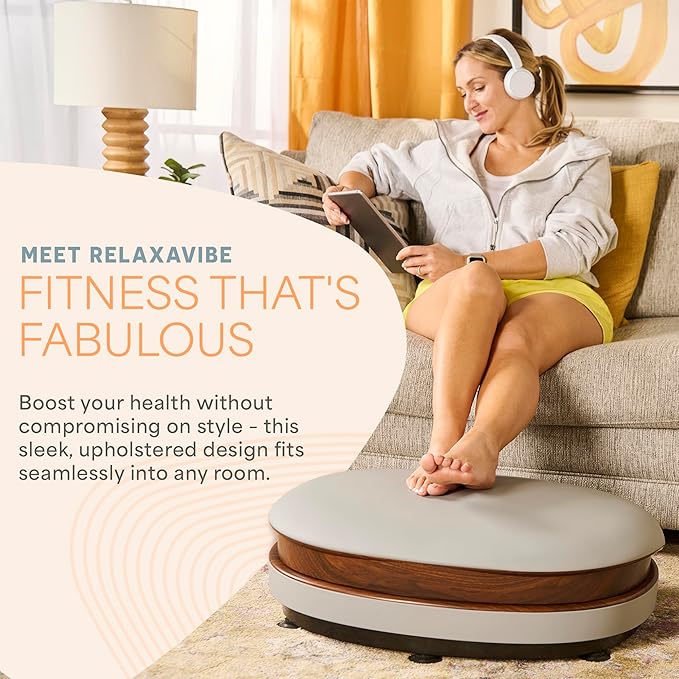 Lifepro Vibration Plate Machines – Full Body Workout, Recovery & Lymphatic Drainage with 4D Motion, Silent Operation, Joint Support, & Triple Motor Technology for Circulation, Fat Burn & Toning