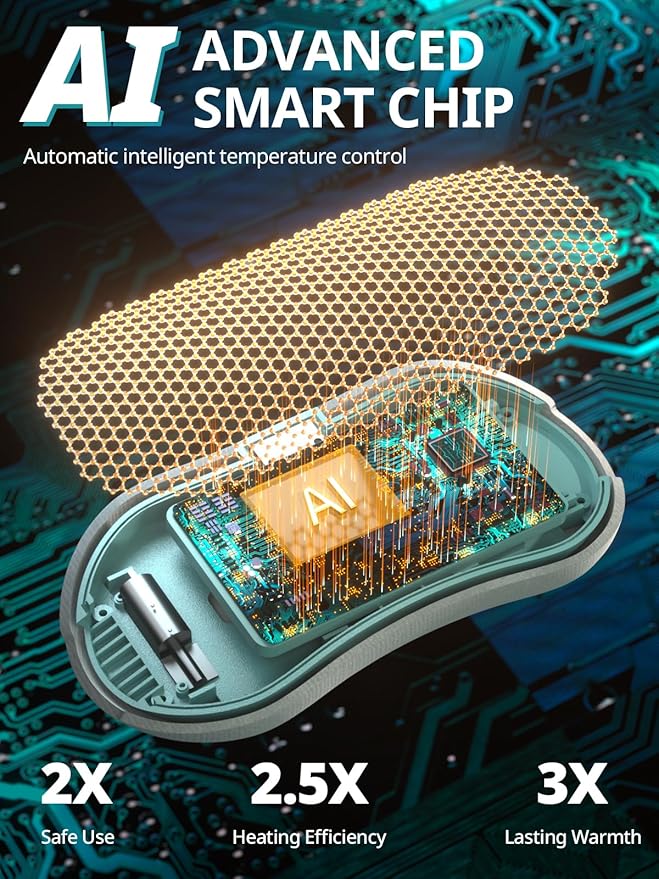 Slimpal AI Portable Heating Pad for Period Cramps, Smart AI Heat Chip, Electric Cordless Heating Belt for Back, Belly, Waist, Stomach, Menstrual Wearable Heating Pad Gifts for Girl Women Her Pink S2