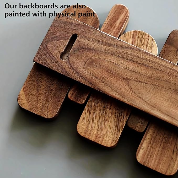 Wall Mounted Piano Key Hanger | Flip Style Hook | Entrance Wall Art Hook, Made of Oak Wood (3 Times Painted, 4 Times Polished) (Arc Beech, 10Hooks)