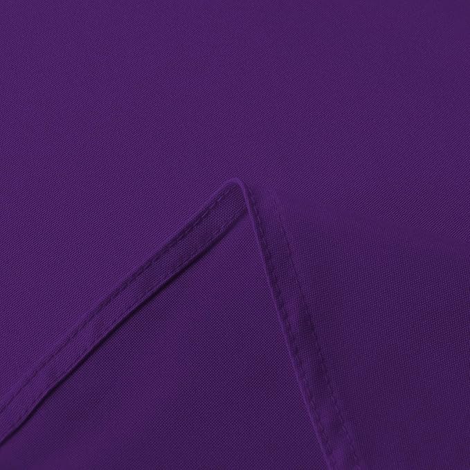 sancua Rectangle Tablecloth - 60 x 84 Inch - Stain and Wrinkle Resistant Washable Polyester Table Cloth, Decorative Fabric Table Cover for Dining Tables, Buffet Parties and Camping, Purple