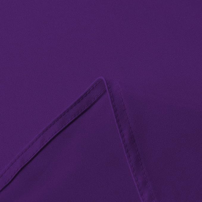 sancua Rectangle Tablecloth - 70 x 90 Inch - Stain and Wrinkle Resistant Washable Polyester Table Cloth, Decorative Fabric Table Cover for Dining Tables, Buffet Parties and Camping, Purple