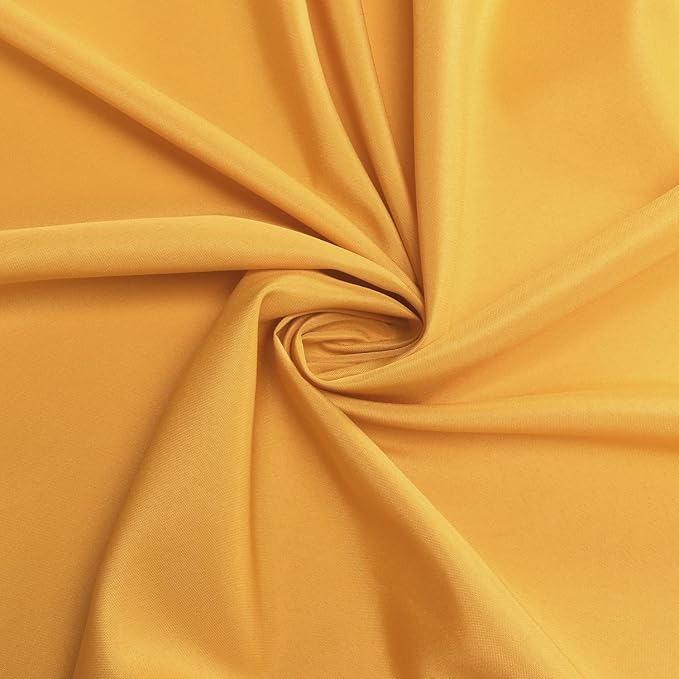 sancua Rectangle Tablecloth - 60 x 84 Inch - Stain and Wrinkle Resistant Washable Polyester Table Cloth, Decorative Fabric Table Cover for Dining Tables, Buffet Parties and Camping, Gold