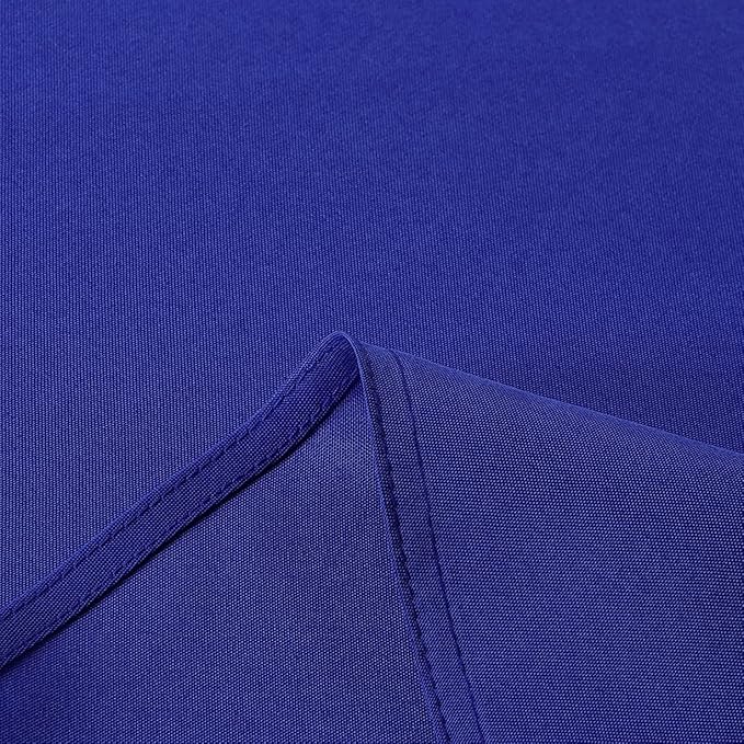 sancua Square Tablecloth - 60 x 60 Inch - Stain and Wrinkle Resistant Washable Polyester Table Cloth, Decorative Fabric Table Cover for Dining Tables, Buffet Parties and Camping, Royal Blue