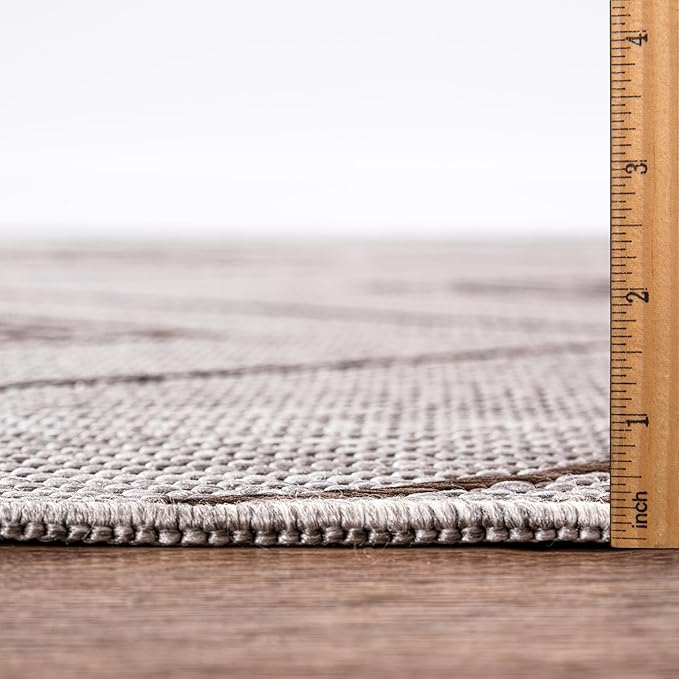 Keen Home Design Terrace Outdoor Runner Rug - 2x8 Washable Indoor/Outdoor Rug for Patio, Kitchen, Balcony, Beach, Garden, Deck and Porch, Size: 2'2"x7'7"