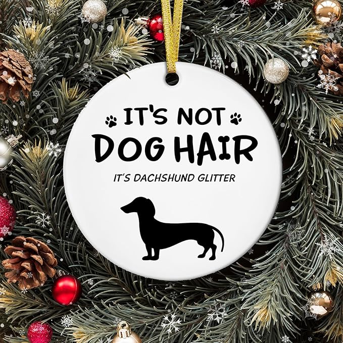 525-zsgj-Dachshund Home & Kitchen > Home Décor Products > Home Décor Accents > Hanging Ornaments