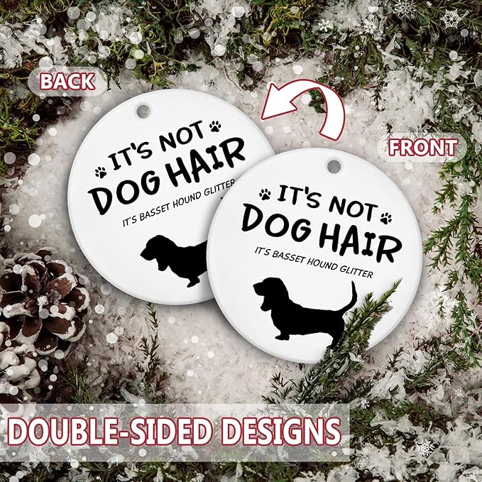 531-zsgj-basset Hound Home & Kitchen > Home Décor Products > Home Décor Accents > Hanging Ornaments