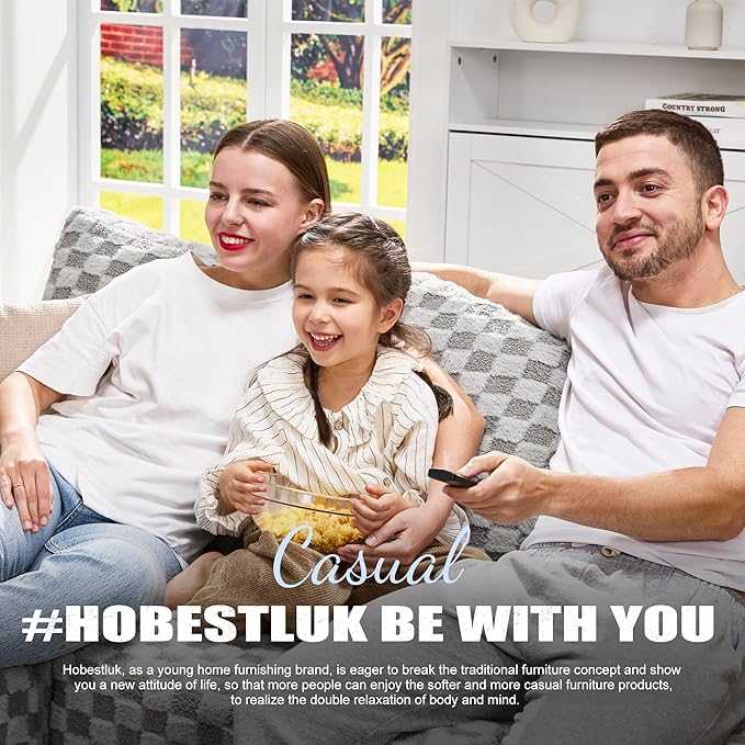 Hobestluk Modular Sectional Sofa Memory Foam Couch Oversized Sectional Sofa 3-Seater with Chaises Cloud Couch with Removable Cover U Shaped Sofa for Living Room (Plush Grey, U Shape)