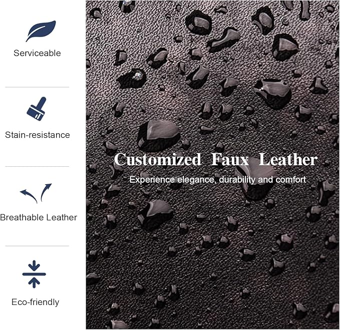 Recliner Chairs for Adults, FSC Certified Massage Rocker with Heated Modern Ergonomic Lounge 360 Degree Swivel Single Sofa Seat Living Room Lounge Recliners Brown