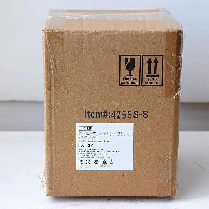 TRIROCKS Stainless Steel Decorative Lantern 12'' High Metal Hanging Lantern with Clear Glass Panels Perfect for Home Decor Living Room Parties Events Tabletop Indoors Outdoors (Silver)