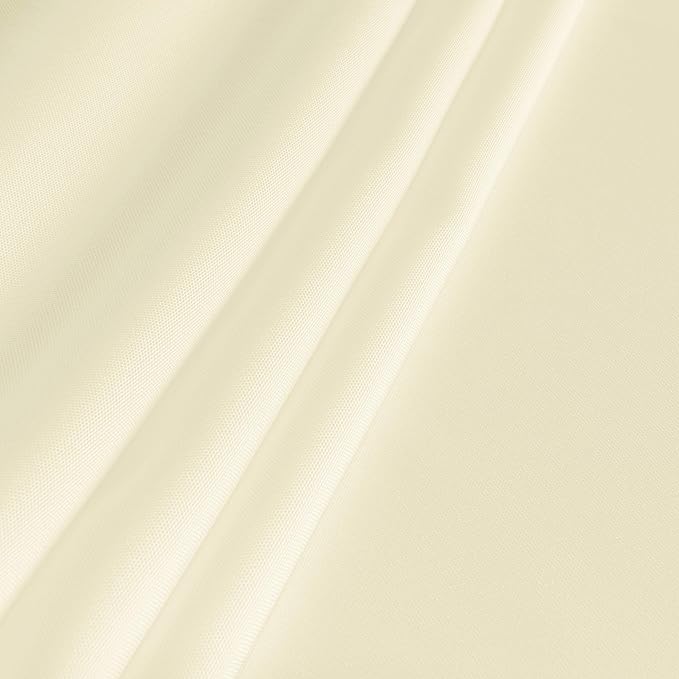 sancua Square Tablecloth - 60 x 60 Inch - Water Resistant Spill Proof Washable Polyester Table Cloth, Decorative Fabric Table Cover for Dining Tables, Buffet Parties and Camping, Beige