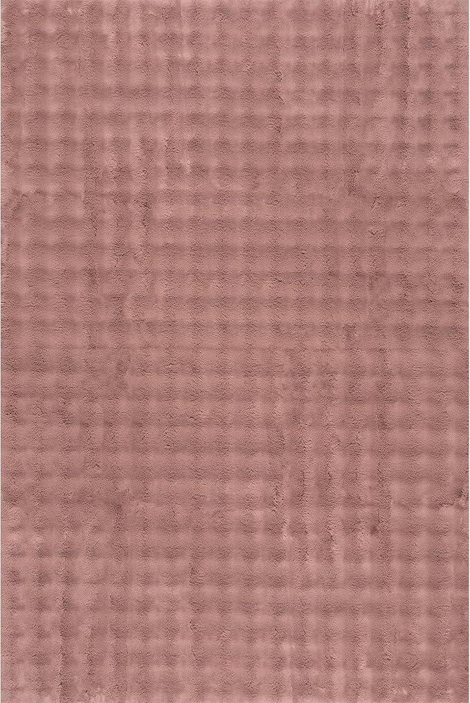 nuLOOM Jeni Checkered 2'6" x 8' Machine Washable Runner Rug for Living Room Bedroom Dining Room Entryway Hallway Kitchen, Burgundy