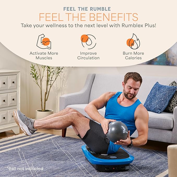 Lifepro Vibration Plate Machines – Full Body Workout, Recovery & Lymphatic Drainage with 4D Motion, Silent Operation, Joint Support, & Triple Motor Technology for Circulation, Fat Burn & Toning