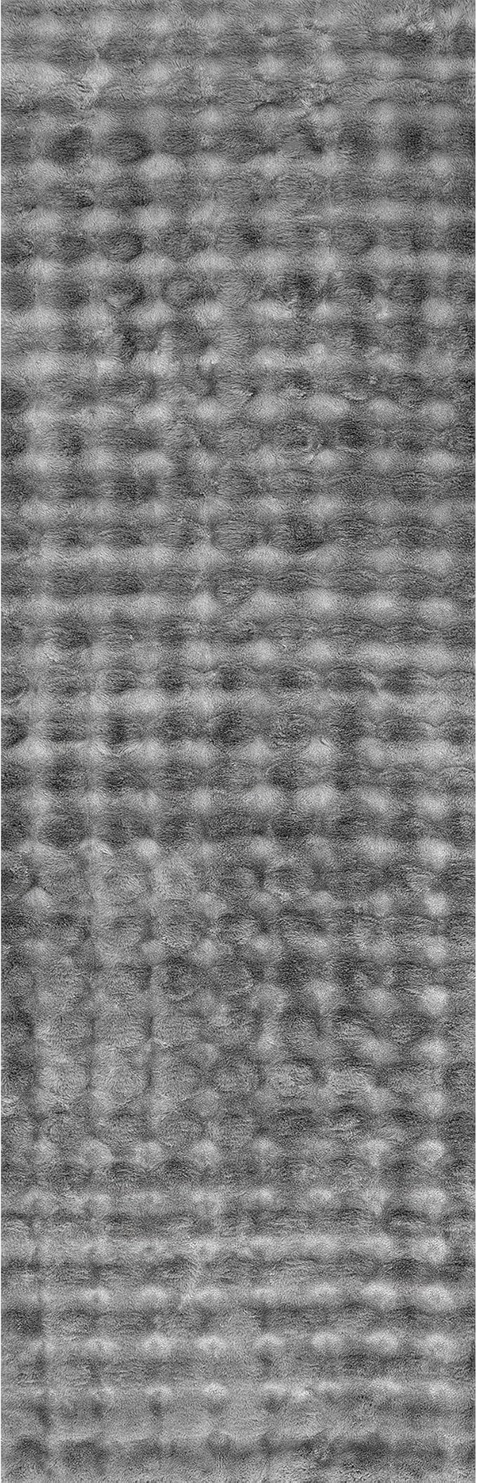 nuLOOM Jeni Checkered 2'6" x 6' Machine Washable Runner Rug for Living Room Bedroom Dining Room Entryway Hallway Kitchen, Dark Grey